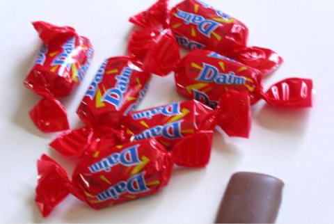 Daim, wrapped