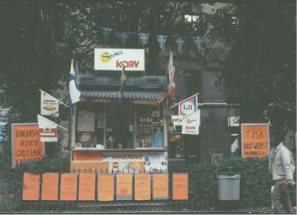 Korvkiosk, Stockholm 1985